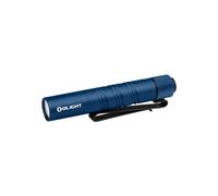 OLIGHT I3T 2 EOS LED Linterna Llavero,Mini Linterna,Antorcha Pequeña Luz Portátil de Alta Potencia,200 Lúmenes,con 2 Modos de Luz,Batería AAA Alkaline Incluida(Azul)