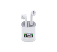 i99 TWS auriculares inalámbricos de cancelación de ruido auriculares con pantalla LED de encendido, soporte de carga inalámbrica con micrófono