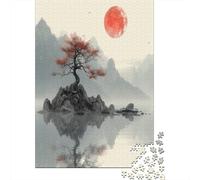 IAEXFGHJZ Árbol de la Vida Puzzle 1000 Piezas, Puzzles para Adultos, Puzzle Rompecabezas de Piso, Juego de Rompecabezas y Juego Familiar 1000pcs (75x50cm)