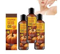 IAEXUOQC Aceite de semilla de Calabaza Aceite de semilla de Calabaza orgánico prensado en frío antienvejecimiento para Cabello y Piel