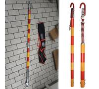 IAGWNNWY Poste de Remolque de 3 a 30 toneladas de Capacidad for automóvil, camioneta y camión: Barra de Remolque de recuperación portátil con Superficie Reflectante(5t)