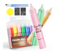 iaHOME 12 lápices de cera para velas, 30 ml, lápices para decorar y diseñar velas, juego de fabricación propia
