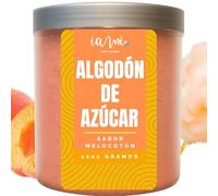 IAMI Azúcar para Nubes de Algodón - Ideal para Máquinas de Algodón de Azúcar - Sabor Intenso y Dulce Fiestas, Ferias y Eventos Infantiles (Melocotón)