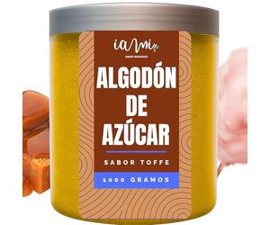 IAMI Azúcar para Nubes de Algodón - Ideal para Máquinas de Algodón de Azúcar - Sabor Intenso y Dulce - Perfecto para Fiestas, Ferias y Eventos Infantiles (Toffe)