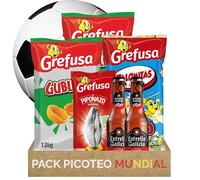 IAMI Pack Picoteo 4 Aperitivos y 2 Cervezas en Botellín de 25 n Caja
