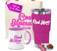 IAMI Pack Regalo Mamá Taza 330 ml Termo 600 ml y Tote Bag Cool Mama