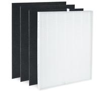 iAmoy 115115 Filtro HEPA de repuesto compatible con purificador de aire Winix PlasmaWave 5300-2, C535, 6300-2, 5300,5500, 6300, P300, 9000-1H13 True HEPA y 3 prefiltros de carbón