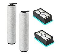 iAmoy Bissell CrossWave HF2 & Hard Floor Expert 3831 3845N 3847 3848 - Recambio para aspiradora en seco y húmedo, 2 rodillos + 2 filtros HEPA