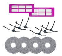 iAmoy J15 Pro Ultra - Juego de Accesorios para EUREKA J15 Pro Ultra Robot Aspirador y Fregador, 4 Toallitas, 2 Filtros HEPA, 6 Cepillos Laterales