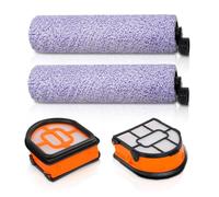 iAmoy Juego de 2 rodillos de cepillo y filtro para Shark HydroVac XL 3 en 1 WD101 WD201 WD100 WD200 AW201 WD200C WD201C WD101C WD101C