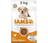 IAMS Alimento Seco para Cachorros de Razas Grandes, Pollo, 3kg
