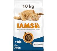 IAMS Alimento seco para gatos con atún, comida seca para gatos adultos de más de 1 año, 10 kg