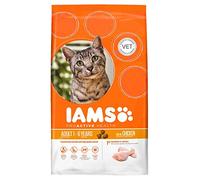 IAMS Alimento seco para Gatos con Pollo Fresco, Comida Seca para Gatos Adultos de más de 1 año, 10 kg