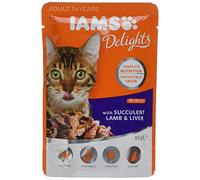 IAMS Delights Adult with Succulent Lamb & Liver In Jelly Comida para Gatos - 85 gr