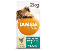 IAMS for Vitality - Alimento esterilizado para Gatos esterilizados/castrados a Partir de 1 año con Pollo Fresco, 2 kg (el Embalaje Puede Variar)