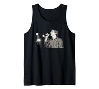 Ian Curtis Joy Division Cantante en Vivo 1979 por Martin O'Neill Camiseta sin Mangas