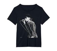 Ian Dury Hugh Cornwell Stranglers benefician a Virginia Turbett Camiseta, Mujer Tallas Grandes, Negro, 2XL Grande