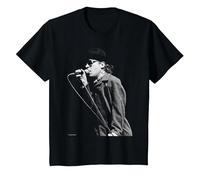 Ian Dury Hugh Cornwell Stranglers benefician a Virginia Turbett Camiseta, Niños, Negro, 8 años