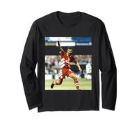 Ian Rush Liverpool Futbolista anota GOL contra QPR 1993 Manga Larga