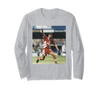 Ian Rush Liverpool Futbolista Celebra GOL Vs QPR 1993 Manga Larga