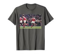 Ian Wright Arsenal V Aston Villa en Highbury Football Camiseta