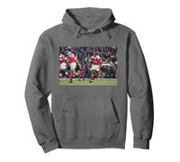 Ian Wright Arsenal V Aston Villa en Highbury Football Sudadera con Capucha
