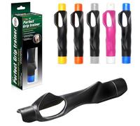 Ianulus Entrenador de Agarre de Golf, Ayuda para Entrenamiento de Swing de Golf, Ayuda de Entrenamiento de Golf para Corregir la Posición de la Mano, para Aprender Postura de Agarre Correcta (Negro)