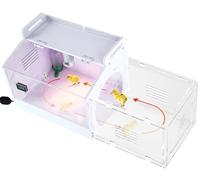 Iarge-Scale - Caja de incubadora de pollitos, jaula de codorniz, incubadora de huevos, kit de iniciación de pollitos 20-35