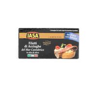 Iasa® | Filetes de Anchoa del Cantábrico Aceite de Oliva | Anchoas Artesanas - 150 Gr Peso Neto | Anchoas del Cantábrico saladas