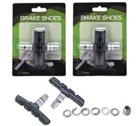 IATAHI Zapatas Freno Bicicleta,2 Pares Pastillas de Freno para Bicicleta,Pastillas de Freno V-Brake Profesionales para Bicicleta de Montaña,Juego Bloques de Freno para Bicicleta