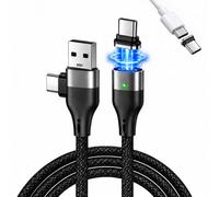 iAXBi Cable de carga magnético USB-C WT de 4 pies | Conector magnético, USB-C