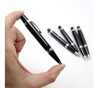 Iaywayii Mini Metal Bolígrafo Roller Pen / 0.7m'm de Tinta Negro Suministros Recarga para la Escritura de Negocios Escuela de la Oficina