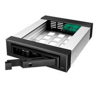 Panel embellecedor frontal ICY BOX IB-129SSK-B 5.25" Negro Aluminio