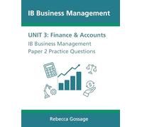 IB Business Management Paper 2 Practice Questions: Unit 3 Finance and Accounts (IB Business Management Exam Questions)