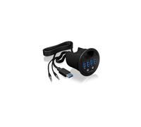ICY IB-HUB1403A - USB 3,0 Tipo-A 4 puertos Hub de escritorio + Audio