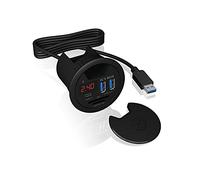 ICY IB-HUB1404 - Lector de tarjetas de sobremesa, función de carga Pantall