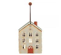 IB Laursen Casa f/Tealight Nyhavn m/mango de madera puerta marrón