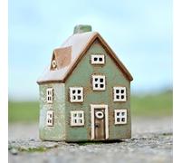 IB Laursen Casa f/Tealight Nyhavn puerta marrón, B: 9,5 H: 16,5 L: 11