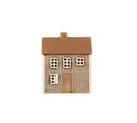 IB Laursen Casa f/Tealight Visby puerta marrón, B: 7,7 H: 17 L: 14,5