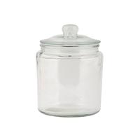 IB Laursen - Jarra de cristal con tapa de cristal y anillo de goma, 900 ml