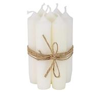 IB Laursen - Juego de 6 Velas de Varilla Pequeñas (11 cm), Color Blanco