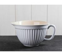 IB Laursen Mynte Bol para Mezclar Blanco Cerámica Platos, Vajilla Pure 1700ML