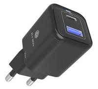 IB-PS1020-PD Universal Negro Corriente alterna Carga rápida Interior, Cargador negro, Interior, Corriente alterna, 12 V, Negro