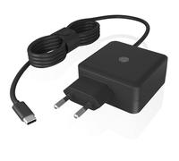 ICY PS111-PD - Cargador USB, 65 W, 5 - 20 V, cable USB tipo C, negro