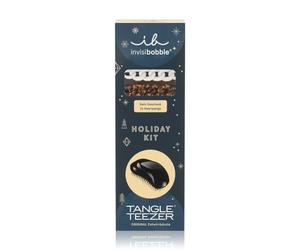 Ib-Tt Xmas Modern Beauty Set Incluye Un Tangle Teezer Original Panther Negro Y Un Carpa Barrette demasiado Glam para dar una maldita salud y cuidado personal
