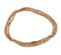 IBA Indianbeautifulart Anudada Mano De Albahaca Santa Mini Granos Tulsi Collar De Perlas De