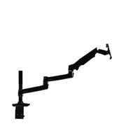 IBADFPLG Brazo extralargo de elevación libre y movimiento completo de aluminio, soporte de montaje for monitor LCD LED de 10-38 pulgadas, V63C/XSJ8013C(XSJ8013C-Black)