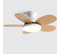 IBalody Ventilador de Techo Interior Creativo con luz LED Luz de Ventilador silencioso de 3 velocidades Luz de Ventilador de Techo remota Grande para Dormitorio Sala de Estar Comedor Restaurante