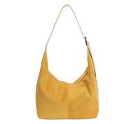 IBALULU Bolso Tote de Ante Sintético, Bolsos de Hombro Hobo para Mujer Bolso de Mano Holgado con Cremallera, Bolso de Cubo Vintage - Bolso Cruzado Holgado de Otoño para Escuela Trabajo Compras Uso
