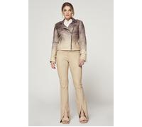 Ibana Baka Dark Chocolate With Latte Talla: 36 | Cazadoras Cropped Outlet | Mujer | Marrón